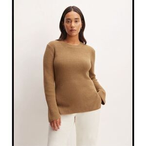 EVERLANE The Organic Cotton Slim Crew Sweater